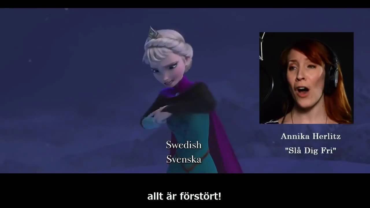 Frozen Let It Go 25 Languages Video Lyrics On Screen downloaded with ...
