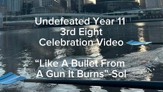 BGS Rowing Undefeated 2026 Year 11 3rd Eight Celebration 