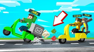 We Started A DELIVERY SERVICE In MINECRAFT! (Funny)