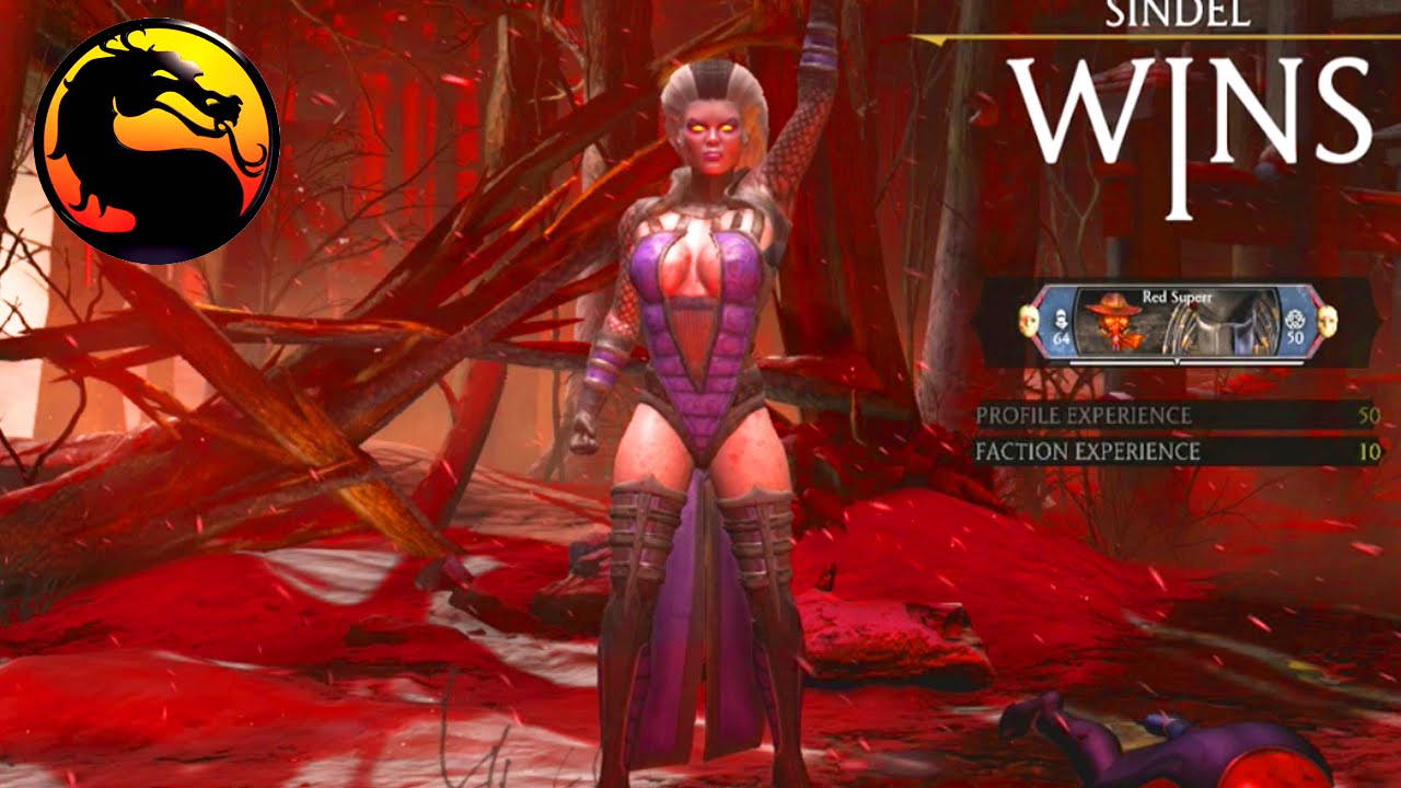 Mortal Kombat X "Sindel" Gameplay New Invasion Boss MKX Sindel