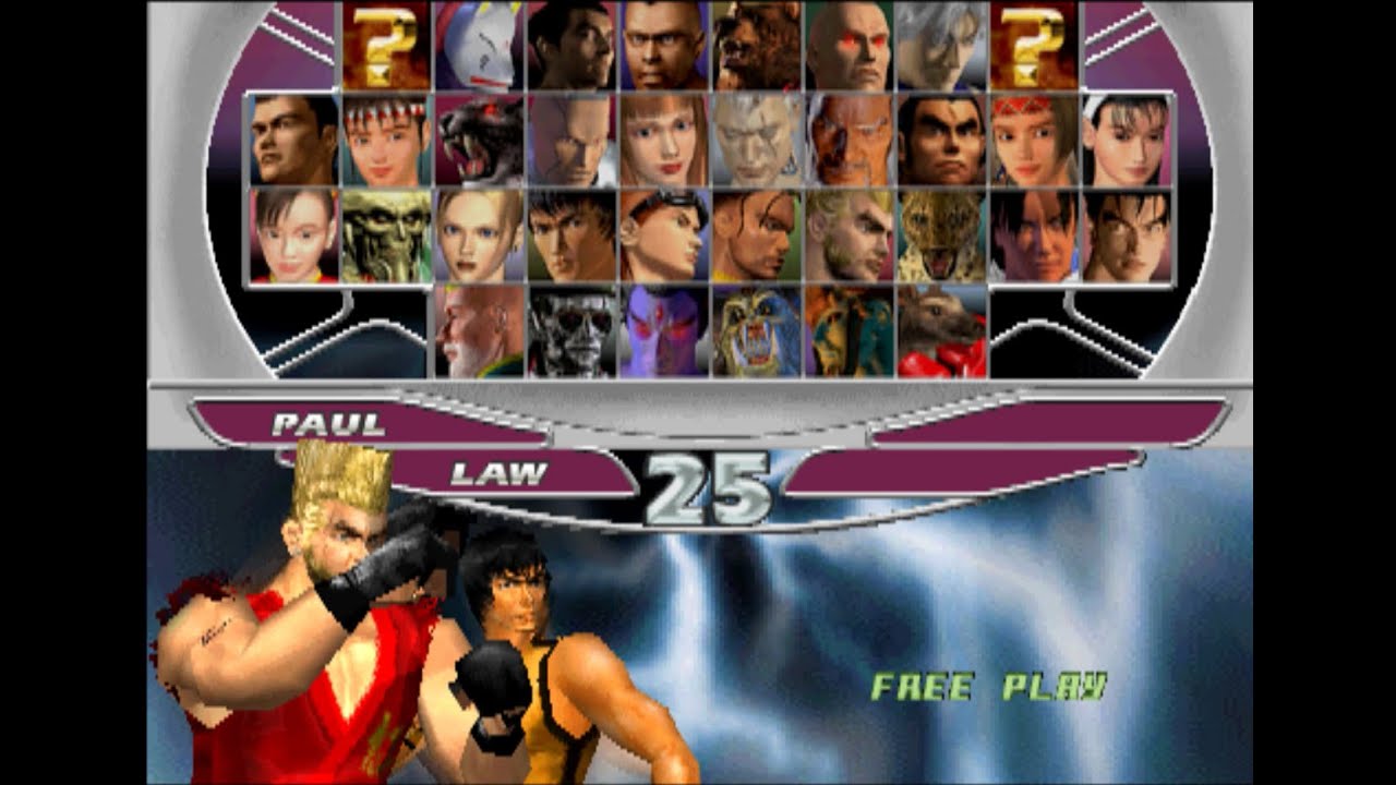 Forest Law/Paul Arcade Playthrough (Tekken Tag Tournament on MAME 0.234 64-bit)