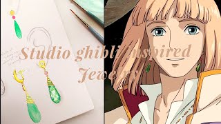 Re-creating Howl s earrings Studio ghibli inspired jewelry