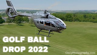 Lebanon Ohio Shaker Run Golf Course - Helicopter Golf Ball Drop 2022 Drone Video