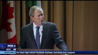 George W  Bush on global economics in Trump Administration