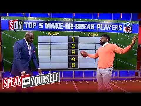 Zeke and Tua among the Top 5 Make-or-Break Players | NFL | SPEAK FOR YOURSELF