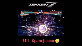 Lili - Spam Jutsu | Tekken 7 #shorts #tekken #tekken7