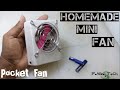 How to make mini fan at home | how to make air fan at home | Custum Garage