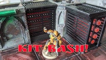 Scratch Building Some New Modular Sci-Fi Walls