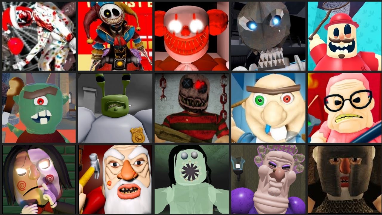 MR CRAZY CARNIVAL,PROTOTYPE PRISON RUN,BABY BOBBY ROBLOX JUMPSCARE