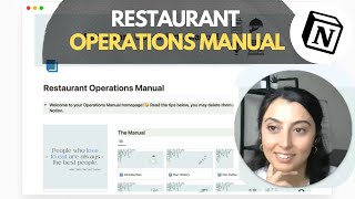 Restaurant Operations Manual in Notion — Full Walkthrough