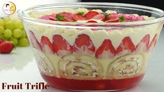 ঈদের সেরা আকর্ষণ ''ফ্রুট ট্রাইফল'' | Fruits Custard  Trifle  | Eid Dessert Recipes | Ramadan Recipe screenshot 5