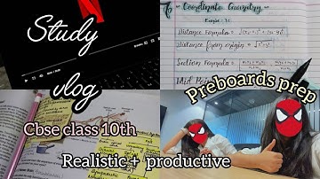 MY *REALISTIC* preboard study routine | class 10 productive study vlog 