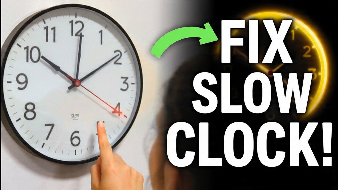 How to Fix a Clock That Runs Slow (Easy DIY Repair Guide) - YouTube