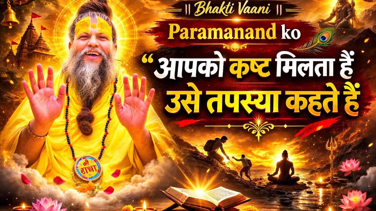 आपको कष्ट मिलता हैं उसे तपस्या कहते हैं//Parmanand Ji Maharaj🙏