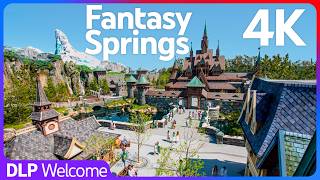 Fantasy Springs Walkthrough [4K Full Tour] Tokyo DisneySea