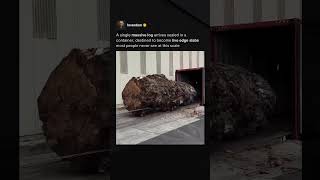 Inside A Giant Log Delivery
