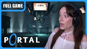 First time playing PORTAL 💙🧡 and I LOVE IT! | Unedited Full Playthrough / Let