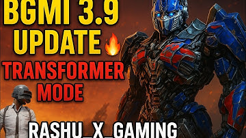 BGMI 3.9 Update 🔥 TRANSFORMERS Mode is INSANE!"2. "Optimus Prime vs Megatron in BGMI 😱