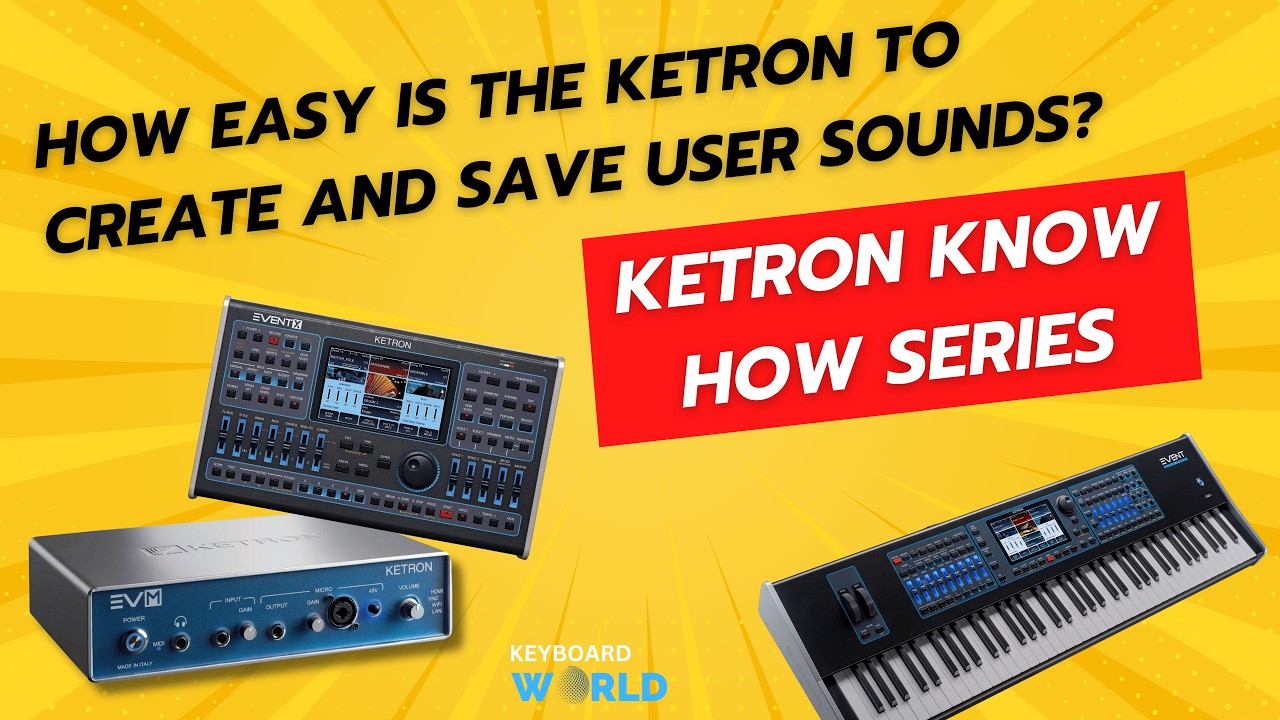 Ketron Event Voice Edit - Create and Save User Voices