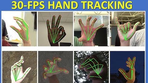 Python Project - Hand Tracking 30 FPS using CPU  OpenCV Python 2021  Computer Vision