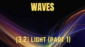 IGCSE Physics [Syllabus 3.2] Light (part 1)