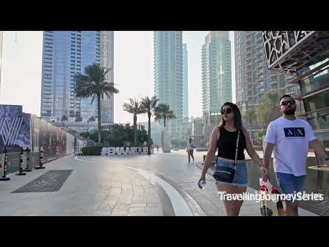 4K Amazing Dubai City City Center Downtown Dubai Walking Tour