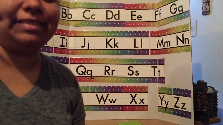 Letter names and sounds
