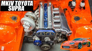 Building a Modern Day (Fast & Furious) 1994 Toyota Supra Turbo  Part 9  Engine In!