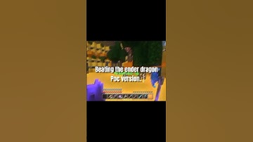 Beating Ender Dragon Poc Version | PlanetCraft Planet Of Cubes #poc (idk why I cant turn on comments