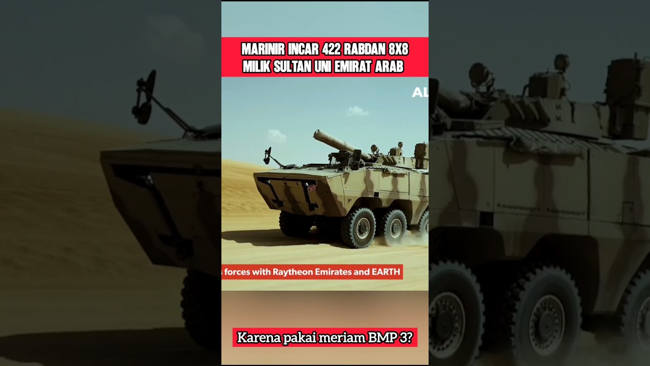 Marinir Incar 422 Unit Ranpur Rabdan 8x8 Buatan UEA, Menunggu Restu Dari Kemhan