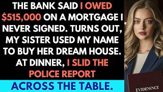 My Sister Took a $515,000 Loan in My Name to Buy a House and My Parents Begged Me to Stay Quiet