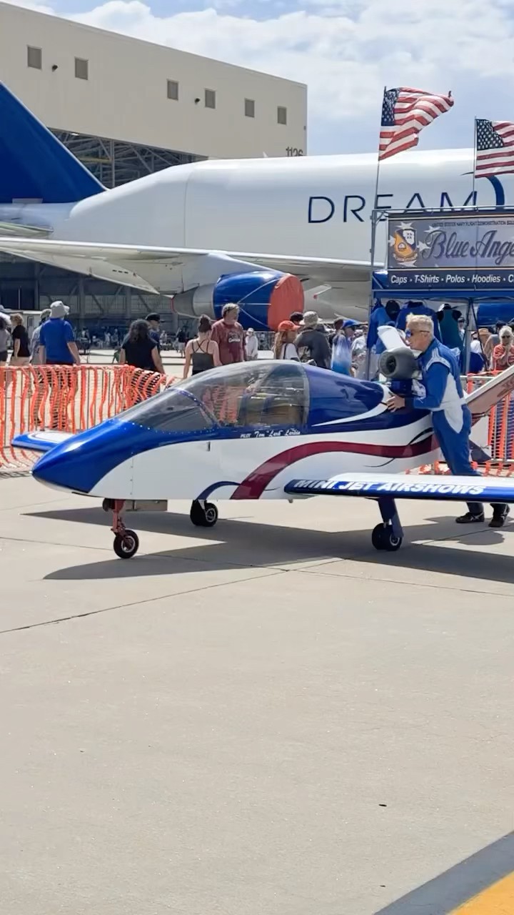This jet could be mistaken for an RC plane! ✈️ #planes #jets #aircraft