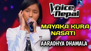 Mayaka Ka naasati The voice of nepal Kids || Aaradhya Dhamala || Bartika eam Rai || VON KIDS