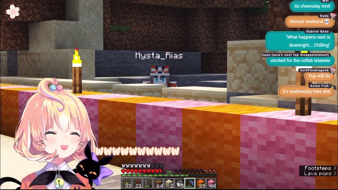 Millie getting a cute gift from Mysta in Minecraft ft. Tita Millie