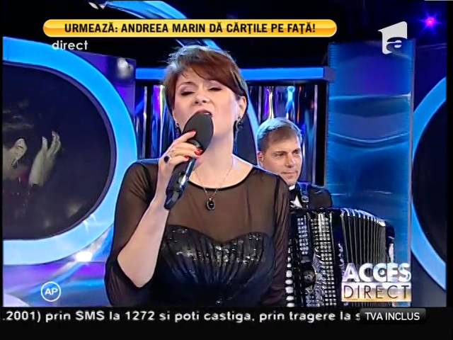 Adriana Antoni a cântat la Acces direct!