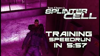 Tom Clancy's Splinter Cell 1 v1 - Training - IL Speedrun - 5:57