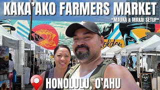 HAWAI'I FARMERS MARKET | KAKA'AKO Farmers Market in HONOLULU (FOOD, Clothing,Jewelry,Decor, Flowers)