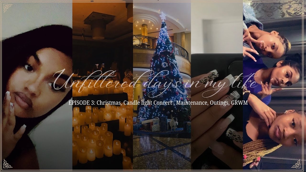 Unfiltered Days In My Life: Episode 2 (Christmas,GRWMs,Nails,Outings) 