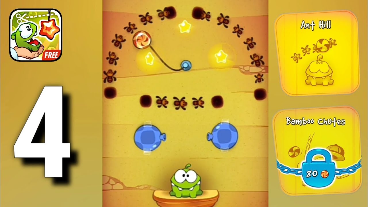 Cut the Rope: Experiments - Bamboo Chutes update