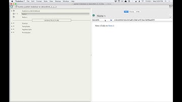Publish from Tinderbox to DEVONthink