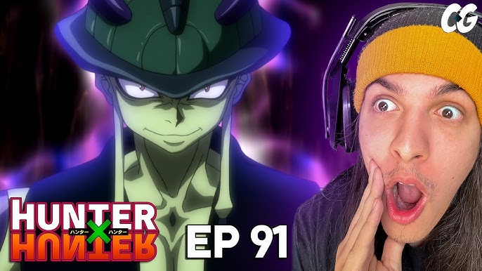 LEORIO VAI SER PRESIDENTE? ASSISTINDO HUNTER X HUNTER PELA PRIMEIRA VEZ EP  144 REACT 