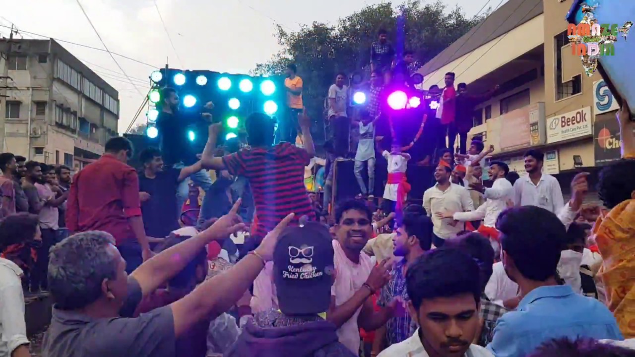 DJ SOUND SYSTEM AWESOME  COMPETITION BELGAUM GANPATI  VISARJAN  2018 //USE🎧 FOR HD SOUND//