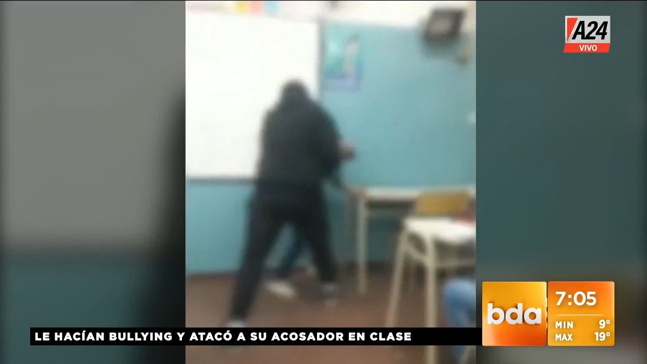 🔴 Le hacían bullying y atacó a su acosador en clase | A24