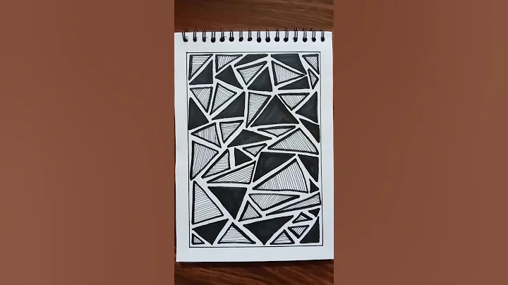 Day 9/100. Triangle doodle #doodle #zentangle #mindfulness
