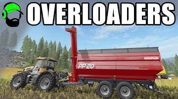 Farming Simulator 17 Courseplay Tutorial - How to use an overloader with courseplay