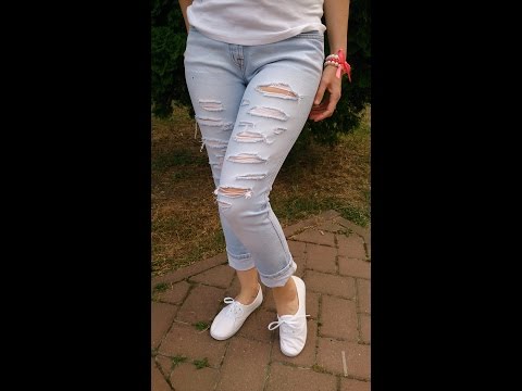 Tutorial: Blugi Rupti(DIY: Ripped Distressed Denim)