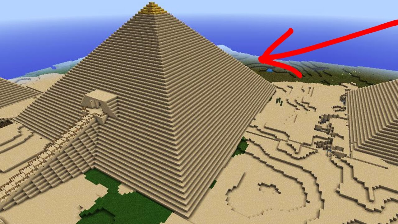 Пирамида в майнкрафт
