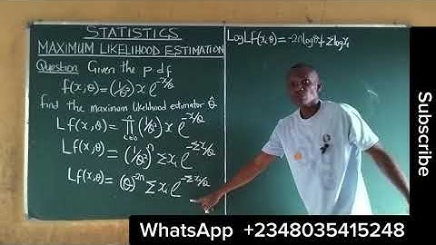 Maximum Likelihood Estimation | #Example3 @content-academy