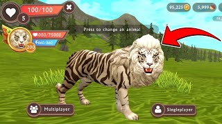 New playble tigon king 😮who is he's mate a lioness? wildcraft Plying boss tigon king 👑😦