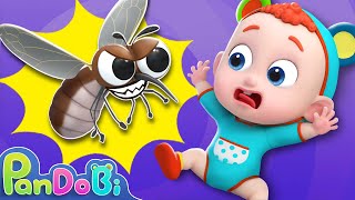 Buzz buzz buzz Mosquito Song | No No Mosquito Song + More Nursery Rhymes & Kids Songs - Pandobi